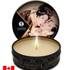 Shunga Mini Massage Candle Intoxicating Chocolate 1oz